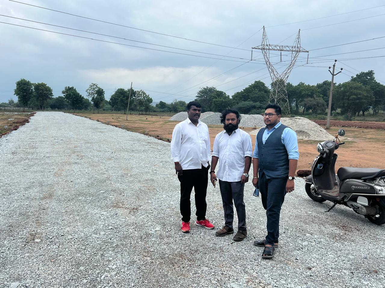 Happy customer smiling with property team